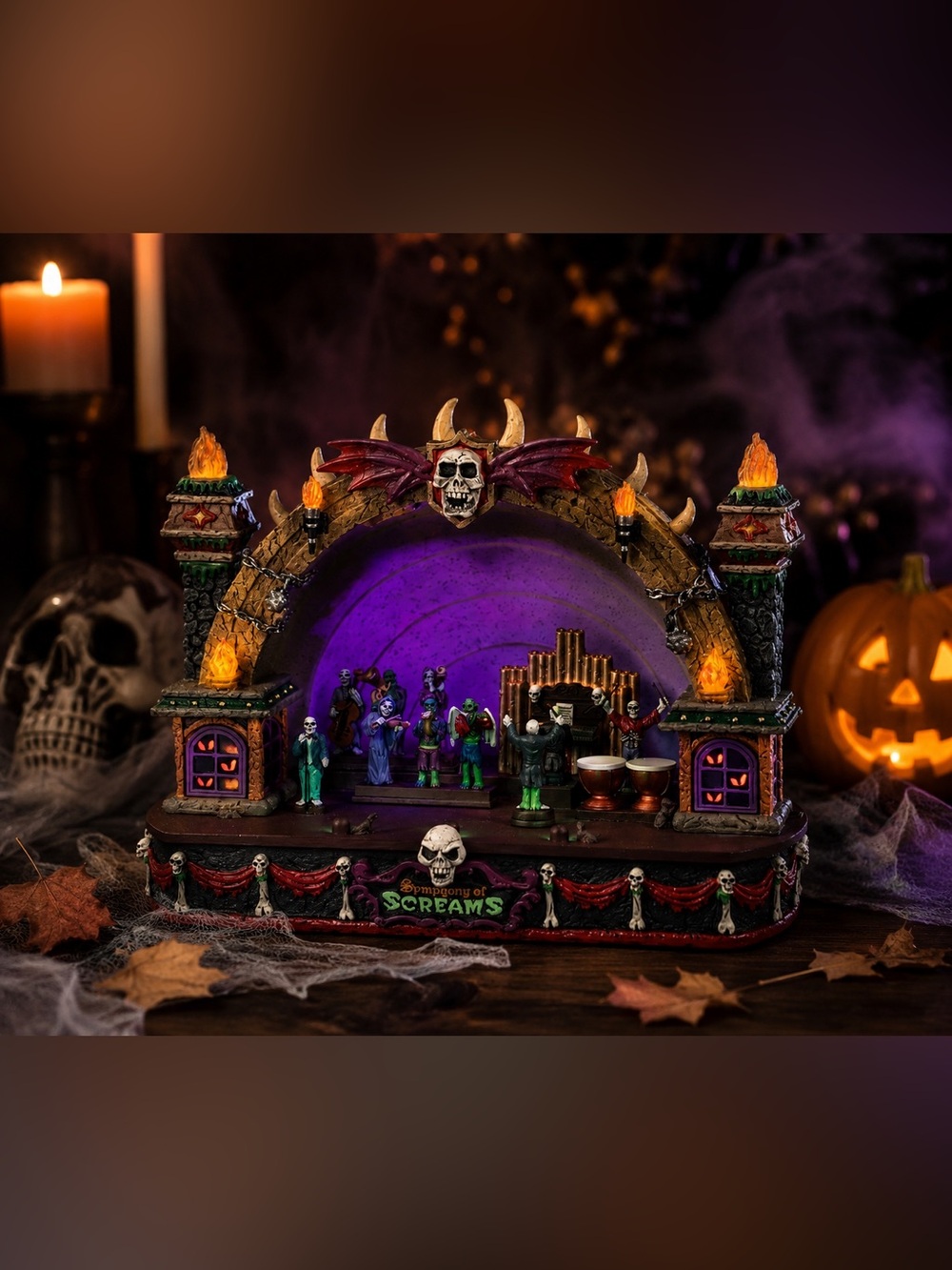 NIB Lemax‎ Halloween Village Symphony of Screams